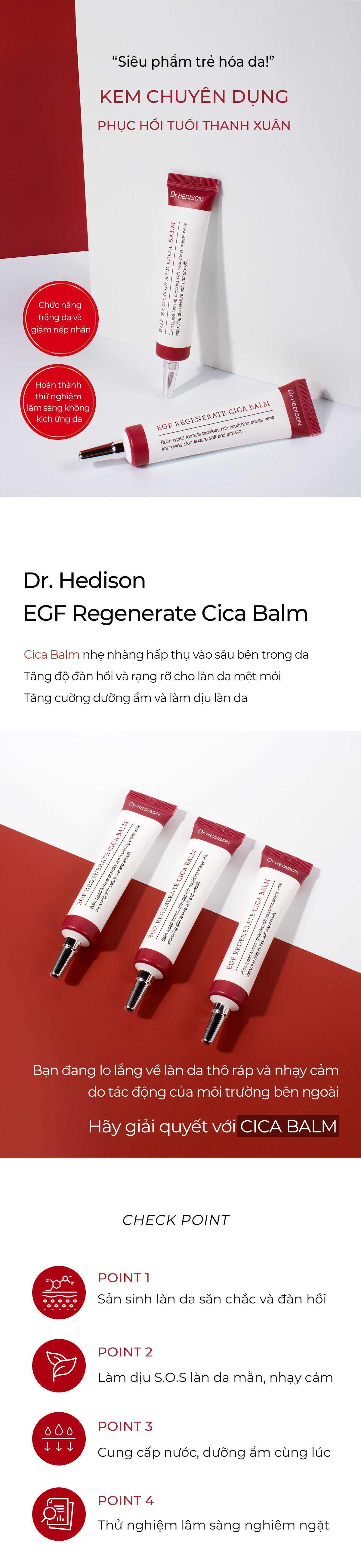 Mặt nạ dạng kem tái tạo tế bào EGF Vital Energy Cream Pack (250ml)